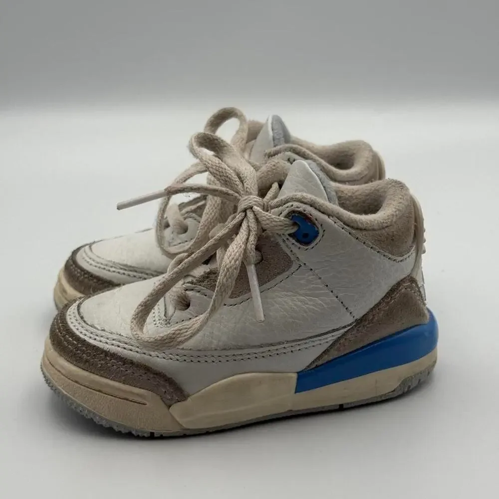 Nike Air Jordan 3 Retro TD Toddler Lucky Shorts DM0968-101 Size 5C infant No box
